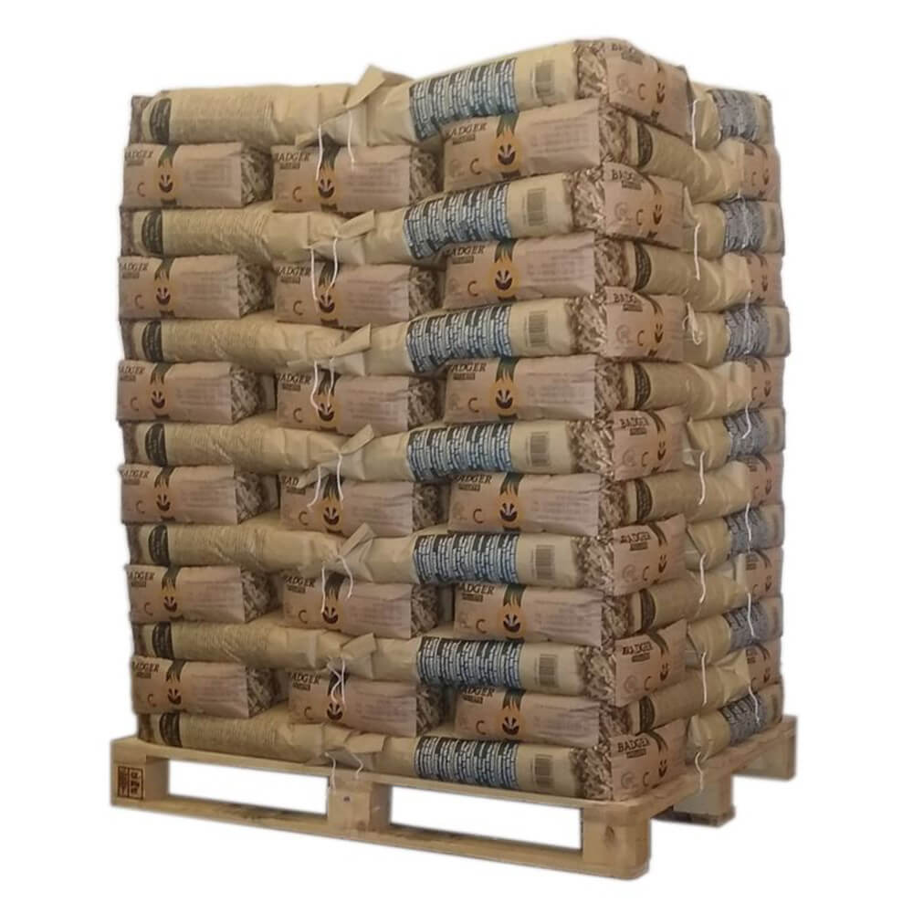 Badger Holzpellets – DINplus & ENplus
