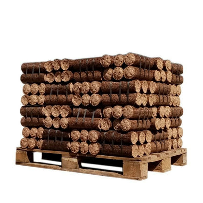 Nachtbriketts mit Miscanthus – Halbpalette 480 kg