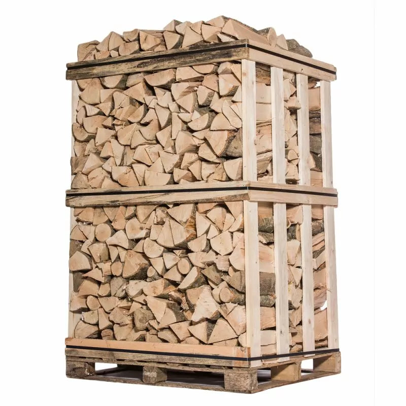 Dampfgetrocknetes Brennholz – Palette 2 SRM, 860 kg