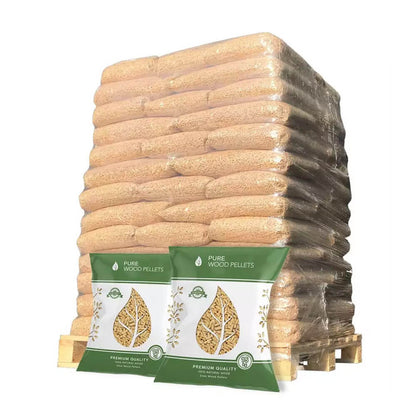 Buchenholzpellets – Palette 900 kg